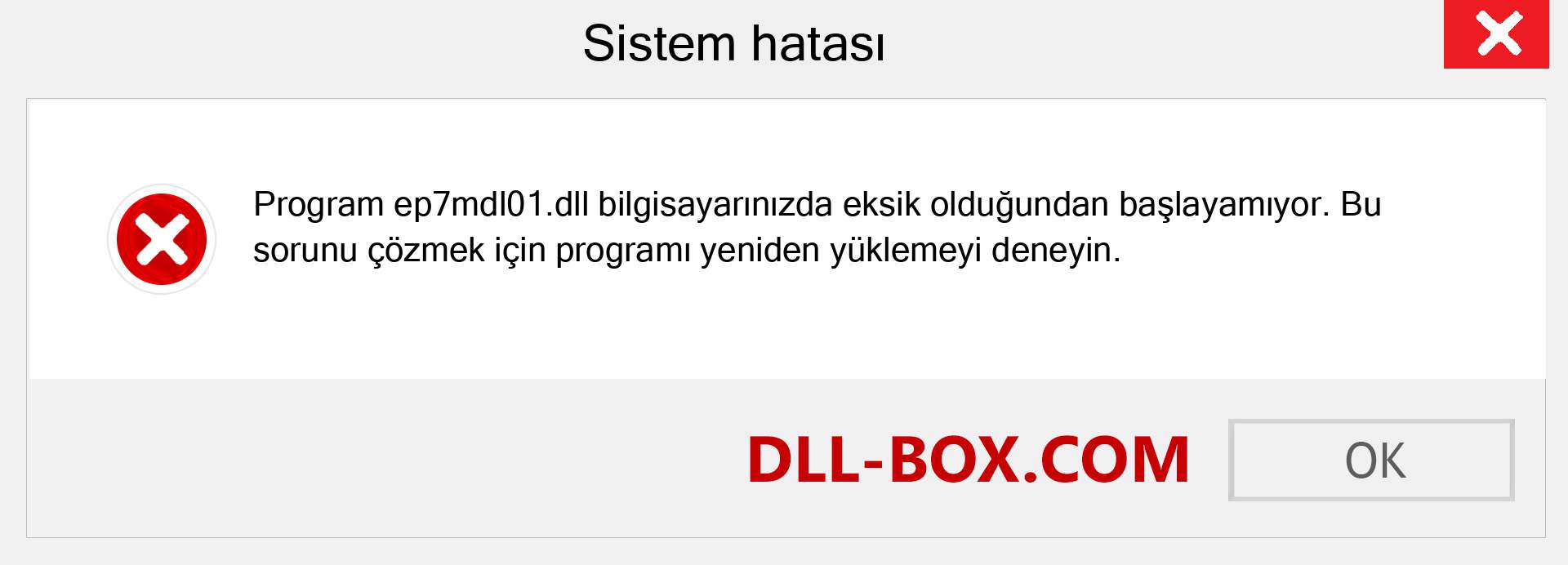 ep7mdl01.dll dosyası eksik mi? Windows 7, 8, 10 için İndirin - Windows'ta ep7mdl01 dll Eksik Hatasını Düzeltin, fotoğraflar, resimler